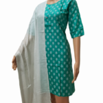 KURTI Sea Green Printed Kurti
