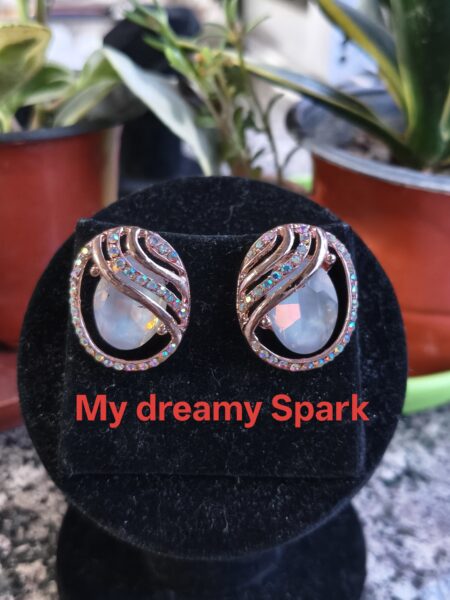 Very Beautiful Stone earring set usable for women and girls